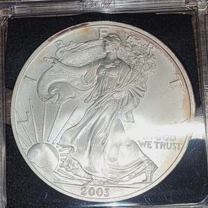 Uncirculated 2003 Silver Walking Liberty Coin